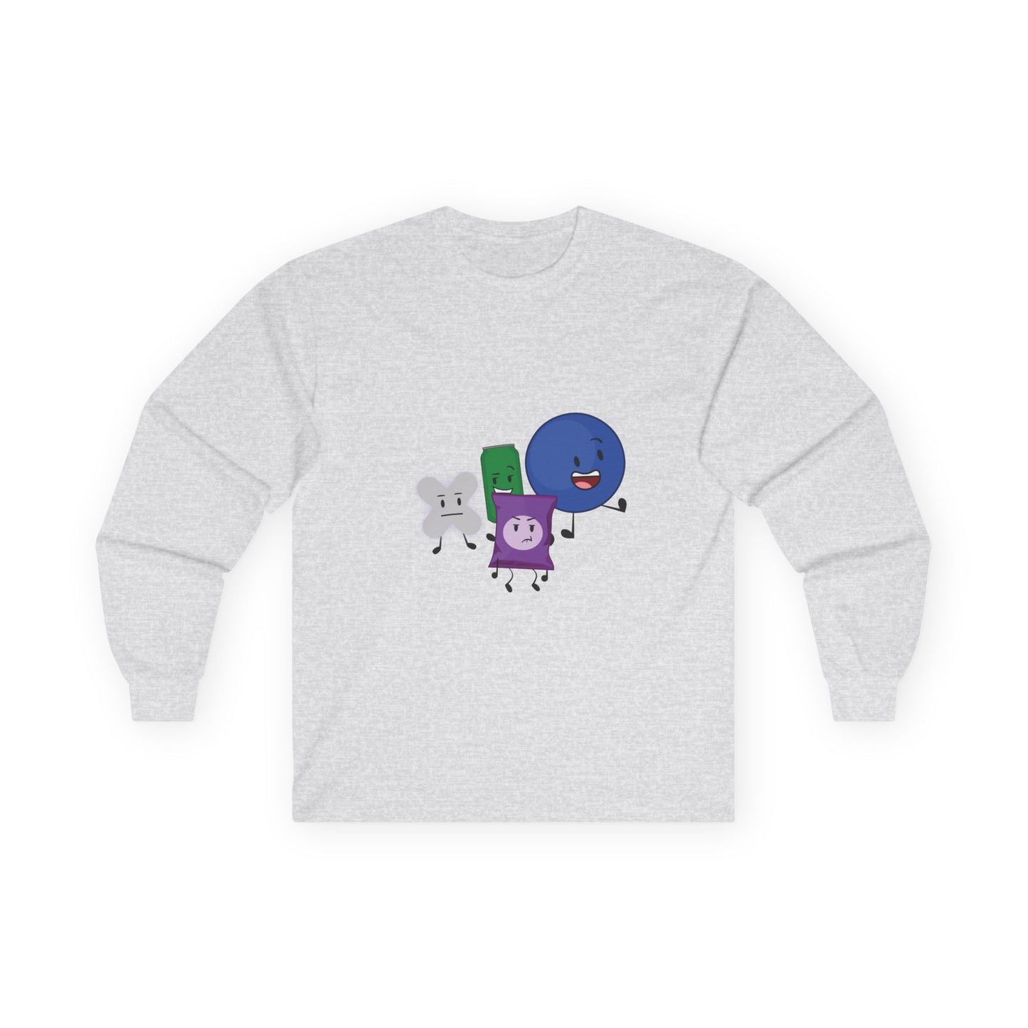 Team Infinity Long Sleeve Tee — Animated Characters Graphic