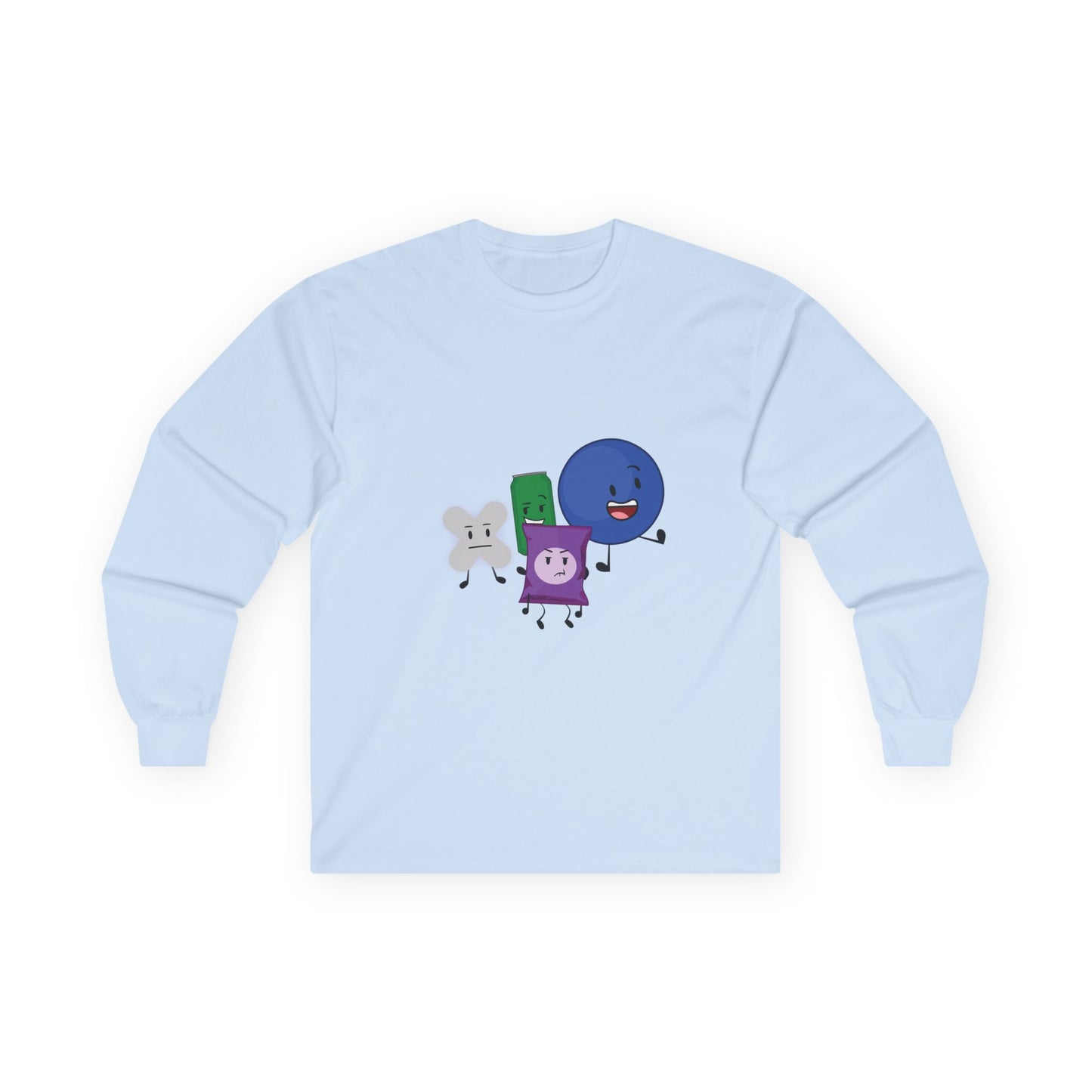 Team Infinity Long Sleeve Tee — Animated Characters Graphic