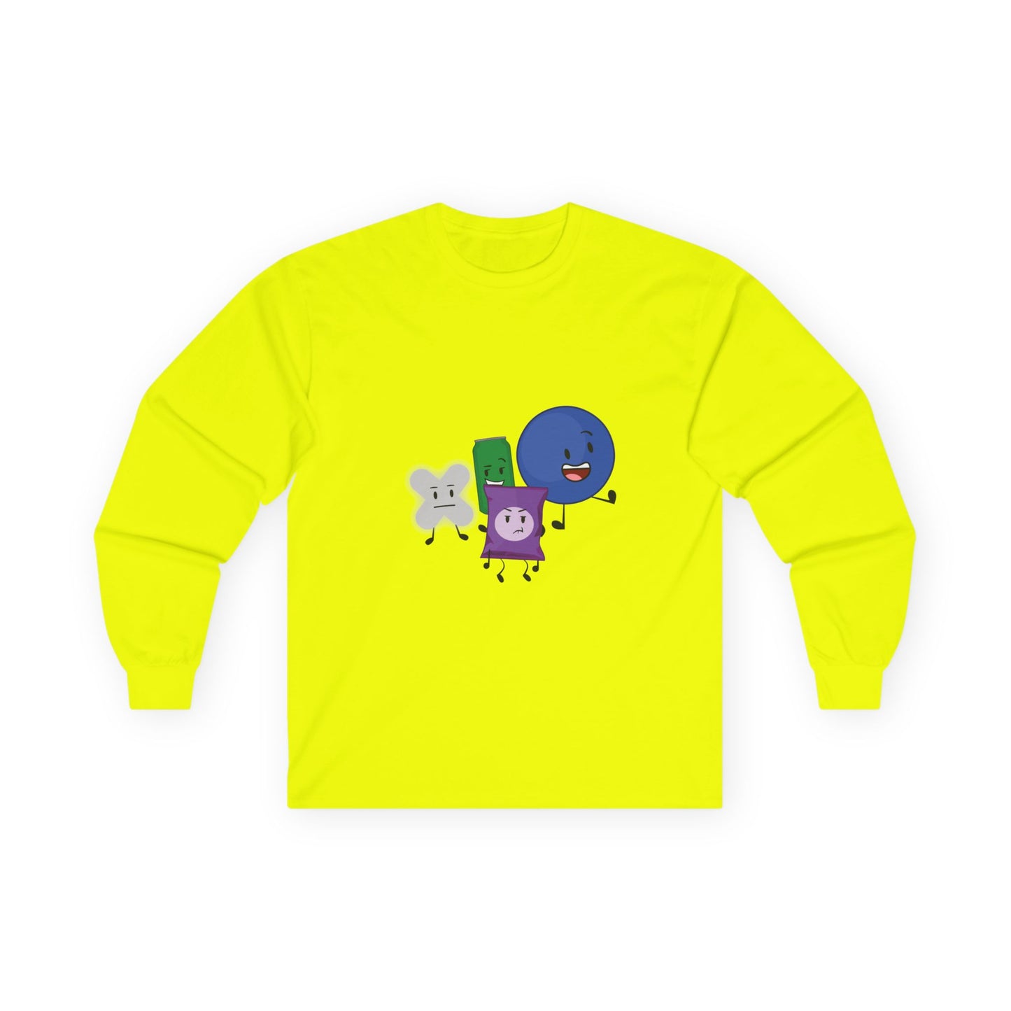 Team Infinity Long Sleeve Tee — Animated Characters Graphic