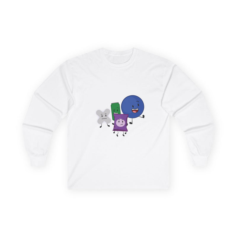 Team Infinity Long Sleeve Tee — Animated Characters Graphic