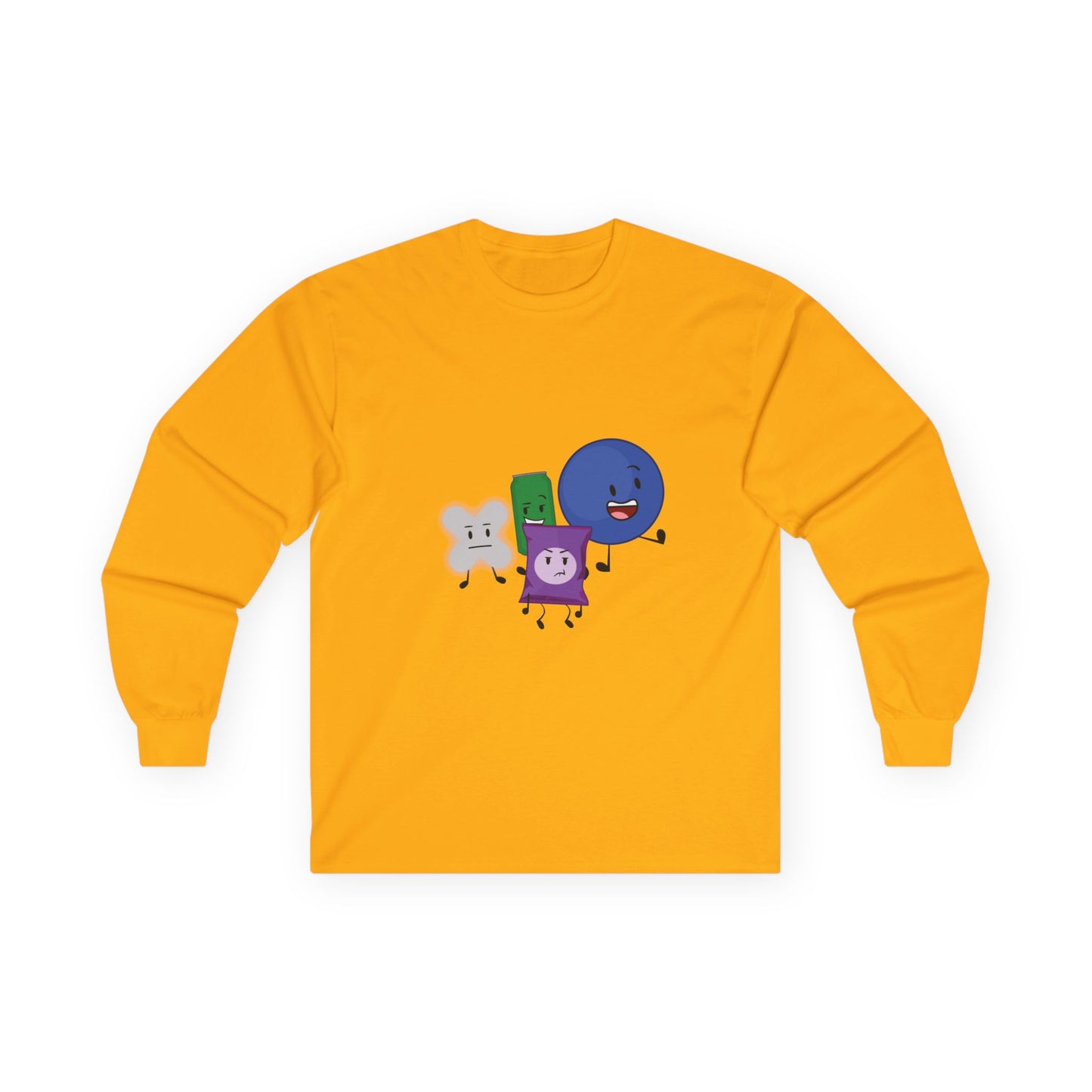 Team Infinity Long Sleeve Tee — Animated Characters Graphic