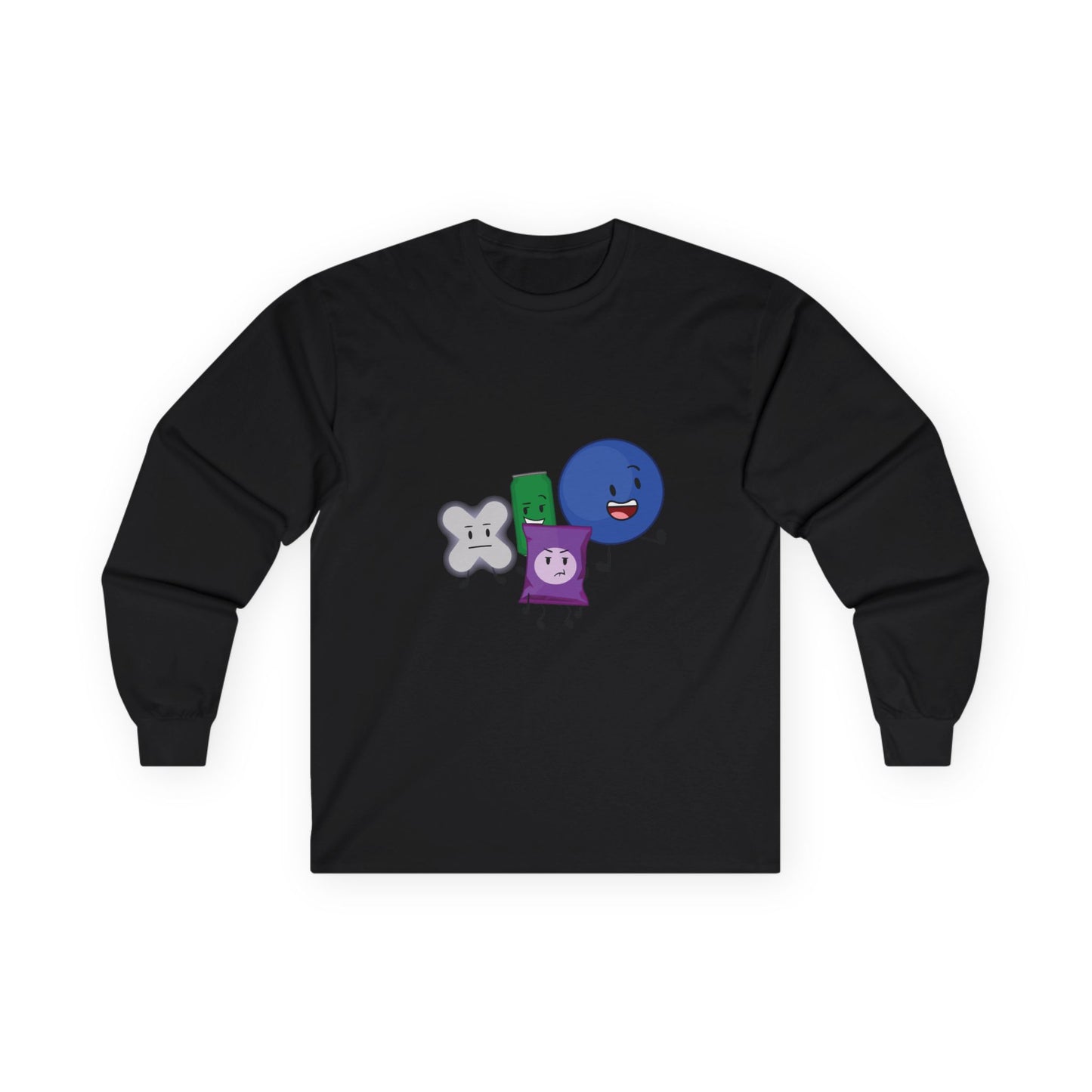 Team Infinity Long Sleeve Tee — Animated Characters Graphic