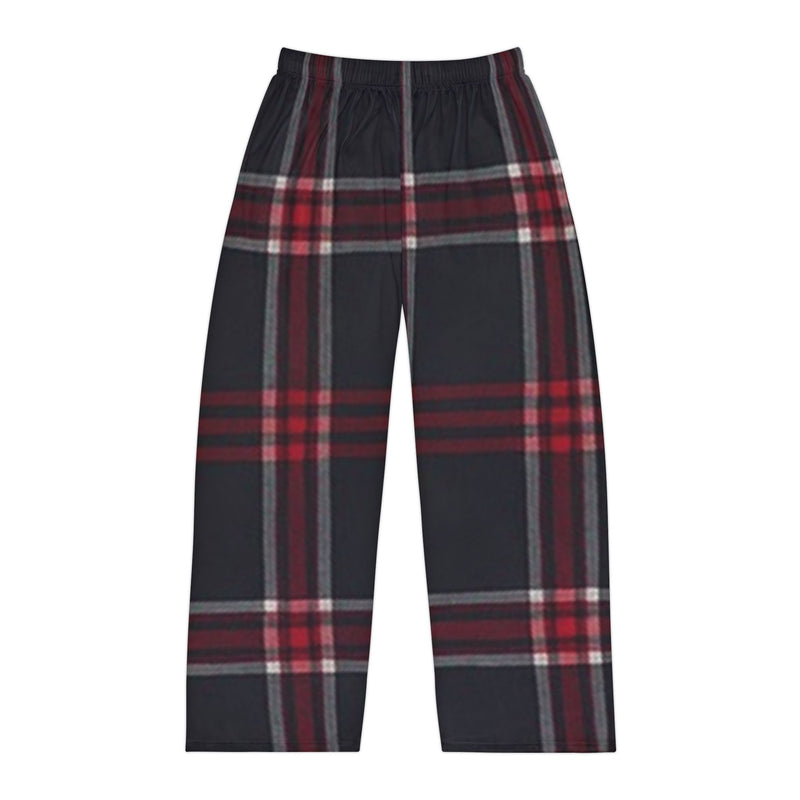 Men's Red & Black Plaid Pajama Pants — Cozy Flannel Lounge Sleepwear