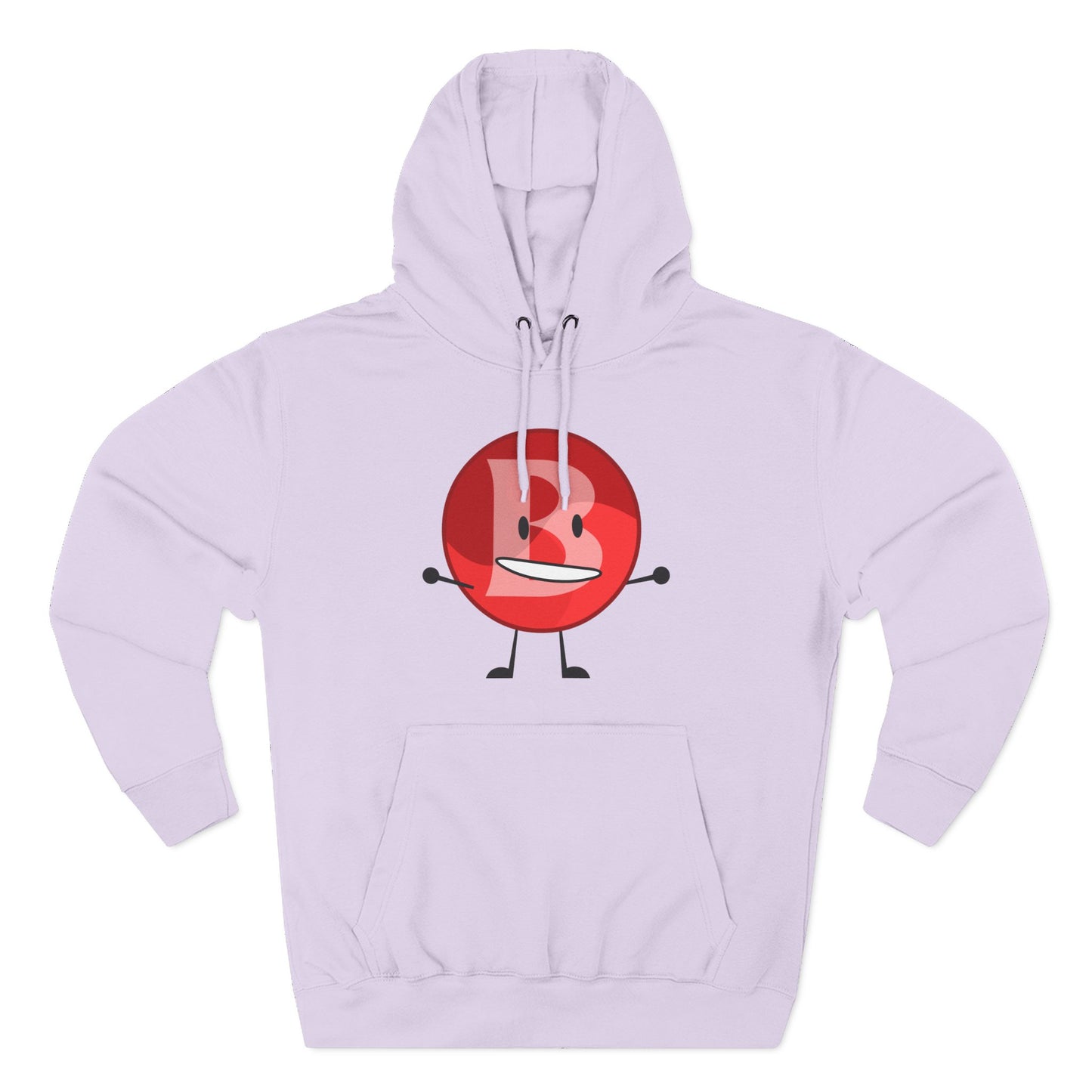 Funny Red Button Character Hoodie – "Branimator" Graphic Fleece Pullover